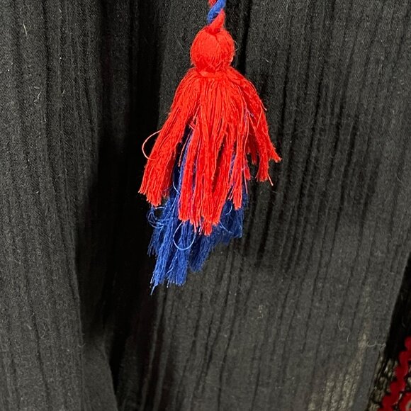 Anthropologie Velvet Graham and Spencer Loane Embroidered Peasant Dress XL (READ - Picture 6 of 13